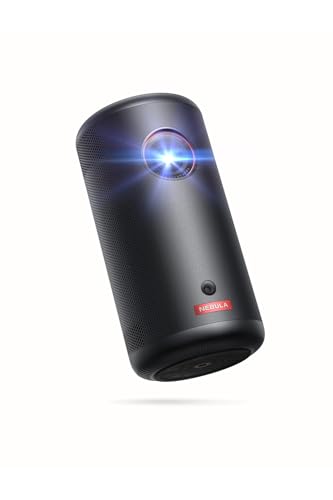 Anker Nebula (ネビュラ) Capsule 3 (Google TV搭載モバイルプロジェクター)【フルHD / 200ANSI ルーメン / 最大120インチ / 8Wスピーカー / 自動障害物回避/垂直・水平台形補正/フォーカス調整/スクリーンフィット/小型/家庭用】 画像1