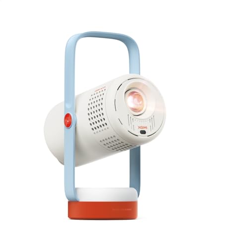 XGIMI Nova ポータブルプロジェクター 家庭用 /250ISOルーメン /1080P /Netflix対応/JBLスピーカー内蔵 /最大150インチ投影 /300°回転ジンバル/バッテリー内蔵/天井投影/小型/ホームシアター (ソーダブルー) 画像1