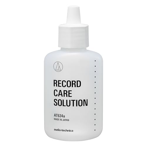 オーディオテクニカ AT6012a レコードクリーナー 湿式/乾式 クリーナー液(AT634a)付属 帯電防止 静電気除去・埃取りレコード バイナル アナログ メンテナンス 中間 画像