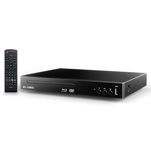 【新機種】ダイニチ電子 国内メーカー M's CORTE フルHD 1080P ブルーレイプレーヤー DVDプレーヤー HDMI出力 USB 入力 CPRM 対応 Blue-ray 対応 PSE技術基準適合 コンパクト MSB-SH810 画像1