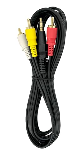 フジパーツ 4極ミニプラグ RCA 変換ケーブル 4極ミニプラグ(ストレート)(オス) - RCA(ピンプラグ)×3 赤 白 黄 (オス)ケーブル 1m 映像・音声用 高純度99.996％OFC無酸素銅ケーブル VM-4YS3RCA-1m 最後 画像