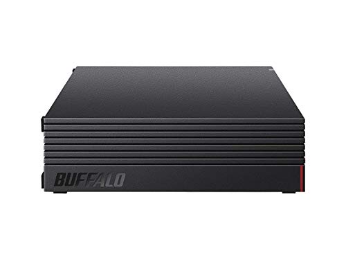 バッファロー HD-NRLD4.0U3-BA 4TB 外付けハードディスクドライブ スタンダードモデル ブラック 中間 画像
