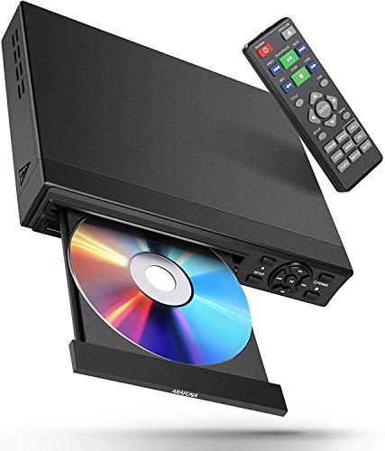 DVDプレーヤー 1080Pサポート ARAFUNA リージョンフリー 再生用プレーヤー DVD/CD/SVCD/VCD/MP3ディスクプレーヤー CPRM対応 HDMI出力 番組 テレビ 地上デジタル放送 テレビ/プロジェクター接続可能 Blue-ray非対応 AVケーブル HDMIケーブル リモコン付き 日本語取扱書付き 画像1