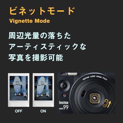 富士フイルム(FUJIFILM) チェキ インスタントカメラ instax mini 99 ブラック INS MINI 99 TH 中間 画像