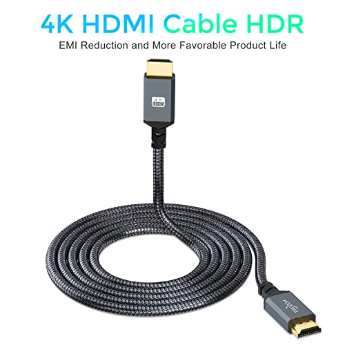 HDMI ケーブル 10M, Twozoh HDMI 2.0 4K/60Hz 2160p 1080p 3D HDCP 2.2 ARC 規格, 編組ナイロン, Nintendo Switch、PS5、PS3、PS4、PC、プロジェクター、HDTV, Xboxなど適用, 高速イーサネット対応 最後 画像