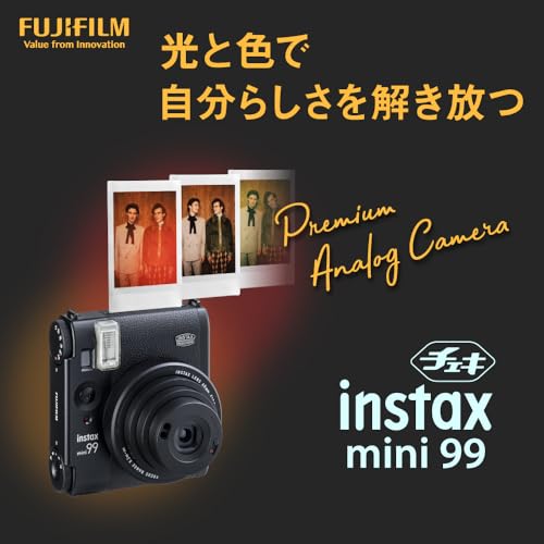 富士フイルム(FUJIFILM) チェキ インスタントカメラ instax mini 99 ブラック INS MINI 99 TH 最後 画像