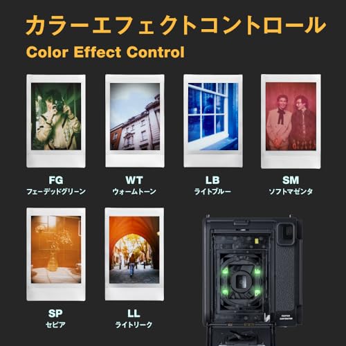 富士フイルム(FUJIFILM) クリスマスプレゼント お年玉ギフト チェキ インスタントカメラ instax mini 99 ブラック INS MINI 99 TH & インスタントカメラ チェキ用フィルム 10枚入 INSTAX MINI JP 1 中間 画像