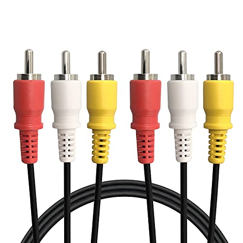 F-Factory 【ビデオコード】3ピン-3ピン RCAピンケーブル AVケーブル 1.5m / 3pin-1.5m 中間 画像