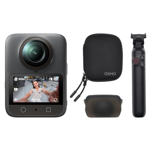 DJI Osmo 360 バッテリー延長コンボ、1インチ360°イメージングエリアを備えた360°カメラ、ネイティブ8K 360°動画、4K/120fps&170°ブーストビデオ、バッテリー延長ロッド、長時間撮影用アクションカメラ 1枚目 画像