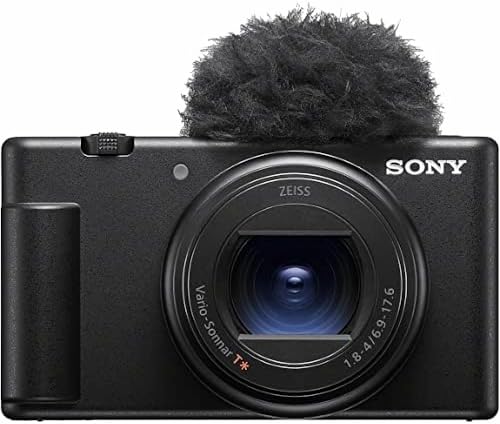 SONY(ソニー) コンパクトデジタルカメラ VLOGCAM Vlog用カメラ ZV-1II ボディ ウィンドスクリーン付属 18-50mm F1.8-4.0 ズームレンズ ブラック ZV-1M2 B 1枚目 画像