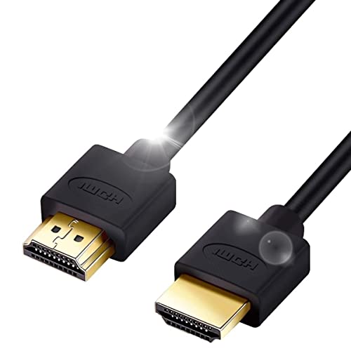 ハンファQセルズジャパン Hanwha HDMIケーブル 5m 細線 4.2mm Ver2.0b スーパースリム ハイスピード 8K 4K 2K対応 UMA-HDMI50 PlayStation 対応 画像1