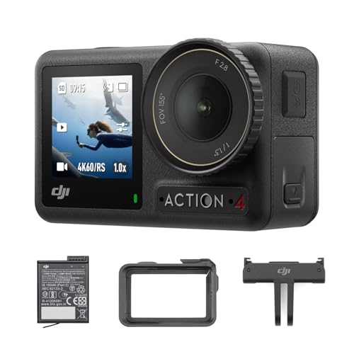 【Amazon限定】DJI アクションカメラ Osmo Action 4 エッセンシャルコンボ 4K/120fps対応 防水アクションカメラ 1/1.3インチセンサー搭載 驚きの低照度性能 10-bit & D-Log M カラーパフォーマンス 長時間駆動の1770 mAhバッテリー 1枚目 画像