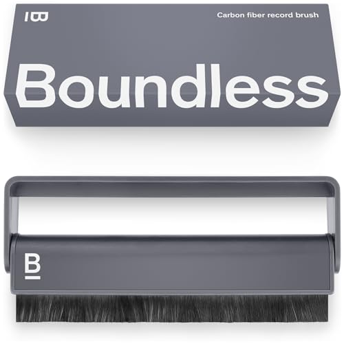 Boundless Audio レコードクリーナー 帯電防止 カーボンファイバー アナログ盤 静電気除去・埃取り・クリーニングブラシ レコード・プレイヤー アクセサリ 画像1