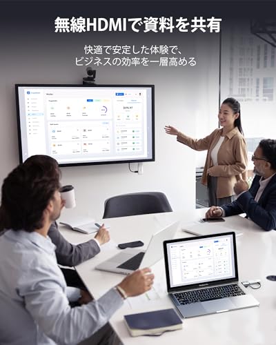 FIGEBNY hdmi 無線 0.1秒超低遅延 ワイヤレス hdmi 送受信機セット「日本技適認証済」30m安定転送 映像音声同時出力 PC/スマホ出力&モニター/テレビなど入力 (ホワイト) 最後 画像