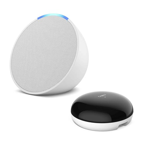 【セット買い】Echo Pop (エコーポップ) グレーシャーホワイト + TP-Link Tapo H110 スマートリモコン 画像1