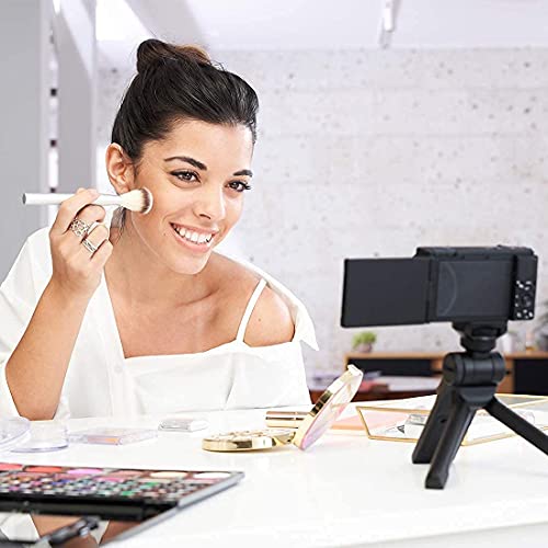 SONY(ソニー) コンパクトデジタルカメラ VLOGCAM Vlog用カメラ ZV-1 シューティンググリップキット(同梱グリップ:GP-VPT2BTブラック、バッテリーパック+1個) ウィンドスクリーン付属 24-70mm F1.8-2.8 ズームレンズ ブラック ZV-1G B 最後 画像