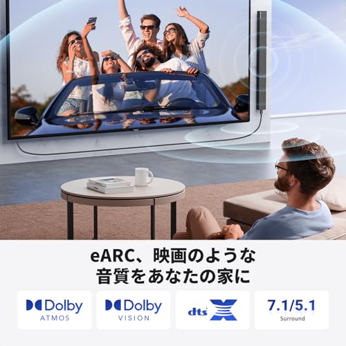 UGREEN 10K 8K HDMI 2.1 HDMIケーブル 2M 48Gbps 超高速 8K@60Hz 4K@240Hz 144Hz 120Hz eARC イーサネット HDCP 2.3 Dynamic HDR UHD 3D PS5/4 Xbox X/S サウンドバー Switch TV PC モニターなど適用 中間 画像