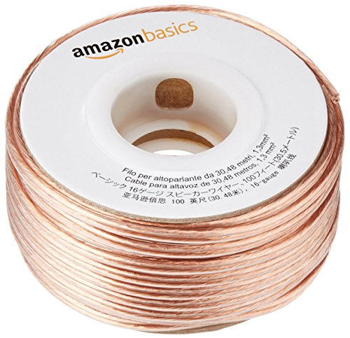 Amazonベーシック スピーカーケーブル 16ゲージ 30.5m ブロンズ 1枚目 画像