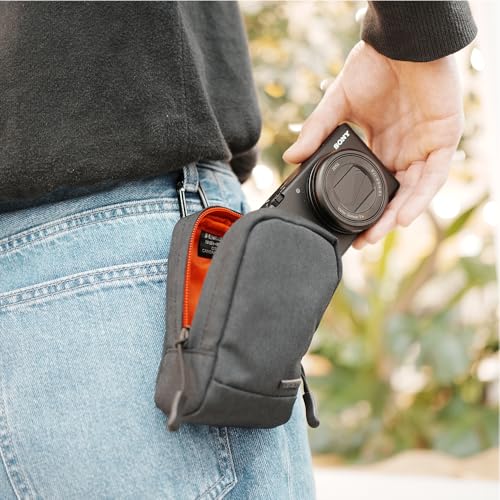 【セット】SONY(ソニー) コンパクトデジタルカメラ ZV-1II ボディ ホワイト ZV-1M2 W + ハクバ HAKUBA カメラケース プラスシェル シティ04 カメラポーチM ブラック SP-CT04-CPMBK 最後 画像