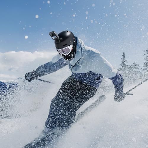 DJI Osmo 360 三人称視点ヘルメットコンボ、1インチ360°イメージングエリアを備えた360°カメラ、ネイティブ8K 360°動画 、4K/120fps & 170°ブーストビデオ、三人称視点ヘルメット マウント キット、エクストリーム スポーツ用アクションカメラ 中間 画像