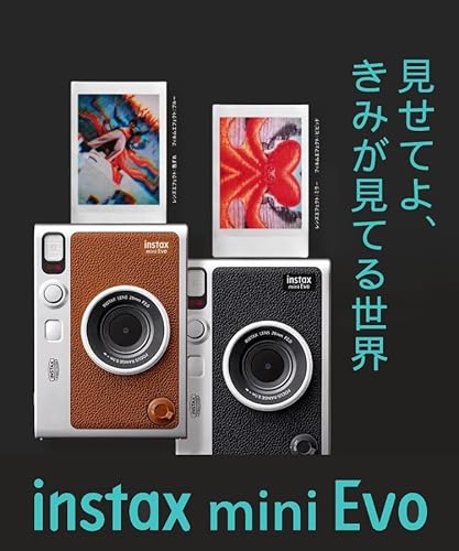 チェキ instax mini Evo ブラック＆ケース＆チェキフィルム40枚＆デコペン＆microSD32GB＆液晶保護フィルム(ブラック、7点セット) 最後 画像