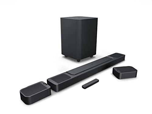 JBL BAR 1000 サウンドバー/7.1.4ch完全ワイヤレスサラウンド/Dolby Atmos/DTS:X/eARC対応/ブラック JBLBAR1000PROBLKJN 大 1