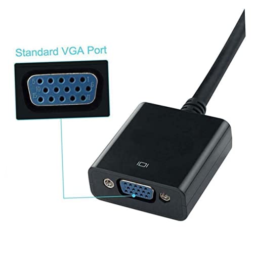 Mobestech USB アダプター ビデオ コンバーター き USB ケーブル オス - Vga メス アダプター - Vga アダプター オス ヘッド コンピューター 1080Pの特徴・詳細 画像