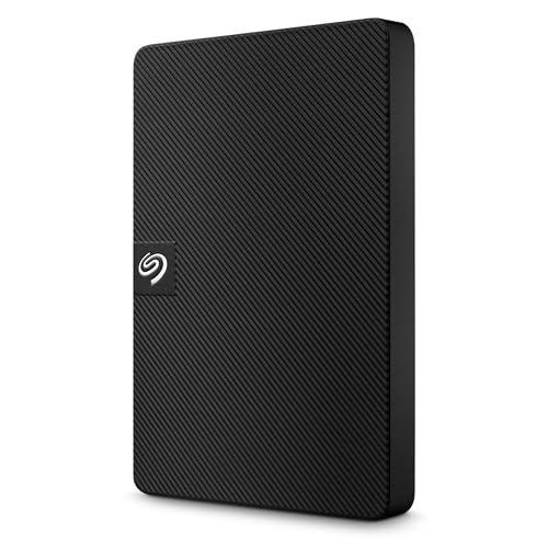 Seagate Expansion ポータブル 2.5インチ 【データ復旧 3年付】2TB 外付 ハードディスク HDD 3年保証 静音 PC Win Mac PS4 PS5 4K 対応 STKM2000400の外観・全体像 画像
