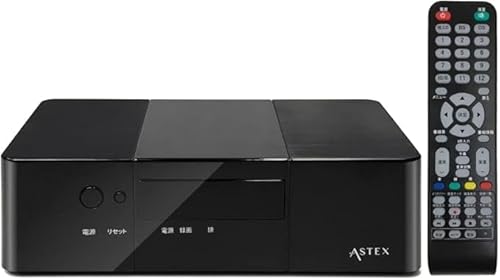 ASTEX テレビチューナー HDMI 地デジチューナー フルHD 地上波/BS/CS 3波対応 Wチューナー内蔵 裏番組録画可能 外付けHDD可能(アンテナ別売り) 1