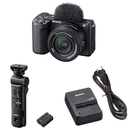 SONY(ソニー) 【ZV-E10M2K と バッテリー/チャージャー/グリップ セット】 はじめてのVlog撮影に。ZV-E10M2K ブラック + ACC-VPT3ZK アクセサリーキット(GP-VPT3 ブラック + NP-FZ100) + 急速チャージャー BC-QZ1 1