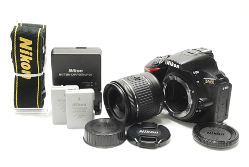 Nikon デジタル一眼レフカメラ D5600 AF-P 18-55 VR レンズキット ブラック D5600LKBKの外観・全体像 画像