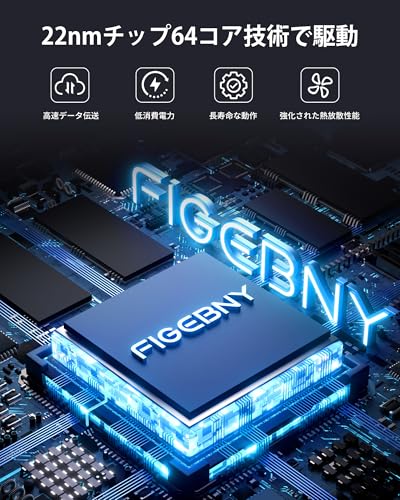 FIGEBNY 無線hdmi 0.1秒超低遅延 ワイヤレス hdmi 送受信機セット「日本技適認証済」30m安定転送 映像音声同時出力 PC/スマホ出力&モニター/テレビなど入力 (ブルー)の特徴・詳細 画像