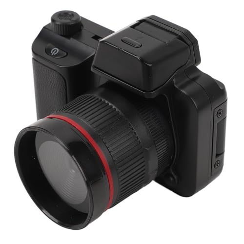 xuuyuu デジタルビデオカメラ フリップスクリーン搭載 ミクロSLRカメラ 1080P HD画質 4倍ズーム 写真や動画撮影用アンチシェイク機能付き コンパクトなデジタル一眼の特徴・詳細 画像