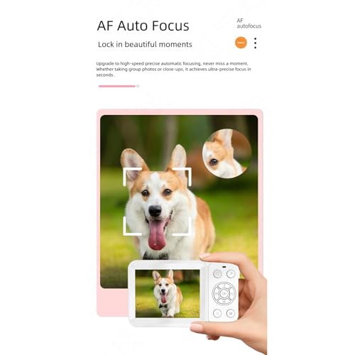 64MP センサー付き 4K デジタルカメラ ツインスクリーン 18 倍ズーム 充電式バッテリー 学生旅行用 Vlog ダブルスクリーンデジタルカメラの詳細・まとめ 画像