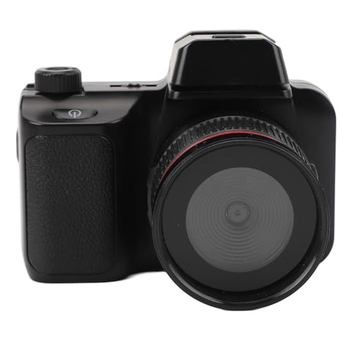 xuuyuu デジタルビデオカメラ フリップスクリーン搭載 ミクロSLRカメラ 1080P HD画質 4倍ズーム 写真や動画撮影用アンチシェイク機能付き コンパクトなデジタル一眼の特徴・詳細 画像