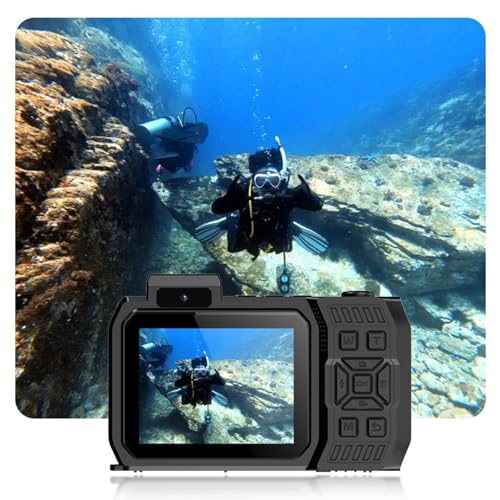 4K UHD デジタルカメラ 6500MP 写真付き 32GB カード スキューバダイビングやビーチ旅行屋外水中用の詳細・まとめ 画像