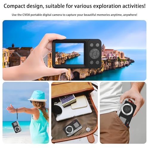 プロフェッショナル 80MP デジタルカメラ軽量ビルドインテリジェント画像認識高速アクション 750mAh 充電式ポータブルデジタルカメラの特徴・詳細 画像