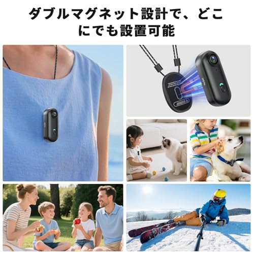 4Kアクションカメラ 120度広角小型ウェアラブル ビデオカメラ ボディカメラ 循環録画 クリップ型 バッテリー寿命140分 30m防水 Vlog 旅行 アウトドア ペット 証拠撮影 会議商談 授業 旅行 スマホ対応 防水ケース付き 日本語取扱説明書の特徴・詳細 画像