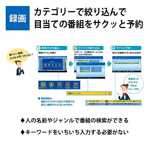 シャープ AQUOS ブルーレイレコーダー 500GB 2チューナー BD-NW520の特徴・詳細 画像