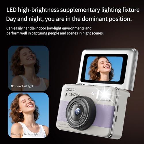 6800Wの鮮明な写真と1080Pビデオを備えた小型キーホルダーデジタルカメラ、旅行や日常使用用のキーホルダーサイズのカメラの特徴・詳細 画像