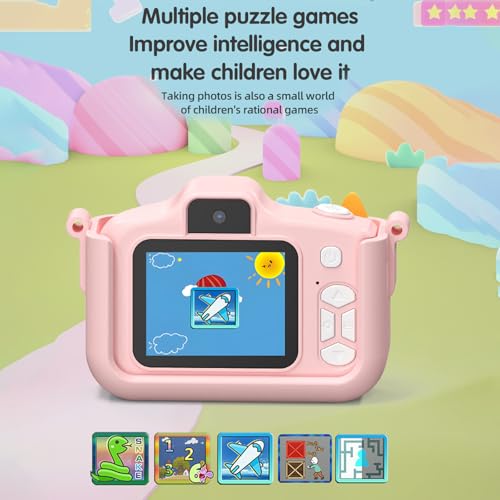 子供用デジタルカメラ、子供用HDビデオ写真おもちゃ、32GBメモリカード付きの誕生日クリスマスギフトに最適子供用デジタルカメラの詳細・まとめ 画像