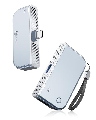 hdmi 無線 ワイヤレス hdmi 送受信機セット【2つの接続方法で対応力が大幅アップ】 USB-C 3.1 送信機 超低遅延 技適認証取得済み 1080P/2.4G+5G/50m無線伝送 音声・映像同期 WiFi・設定不要 ミラー&拡張モード搭載 Type-C充電対応 Type-Cスマートフォン/タブレット/ラップトップ/PC/Mac/Windowsなど対応の外観・全体像 画像