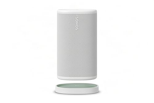 Sonos Play 【4月23日 ステレオ再生 最大24時間稼働 バッテリー内蔵 Bluetooth Wi-Fi ポータブルスピーカー ステレオペア対応 Bluetoothグループ機能 充電ベース付属 ホワイトの詳細・まとめ 画像