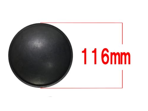 スピーカー ダストキャップ センターキャップ 紙 直径116mm ブラック スピーカー・ユニット修理交換用パーツの詳細・まとめ 画像