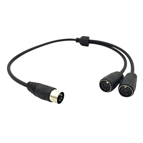 ヘビーデューティ 5Pin DIN オス - ダブル DIN 5Pin メス延長コードアダプタプラグ延長ケーブル複数システム用延長ケーブルの特徴・詳細 画像