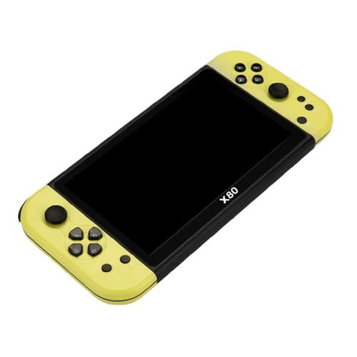 X80ポータブルハンドヘルドゲームコンソール7インチディスプレイスクリーンレトロビデオゲームプレーヤー組み込み3000MA充電式バッテリーの外観・全体像 画像