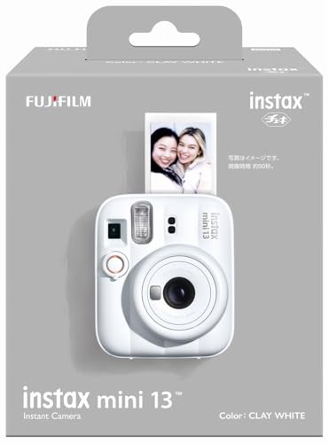 富士フイルム(FUJIFILM) チェキ インスタントカメラ instax mini 13 クレイホワイト INS MINI 13 WHITEの詳細・まとめ 画像
