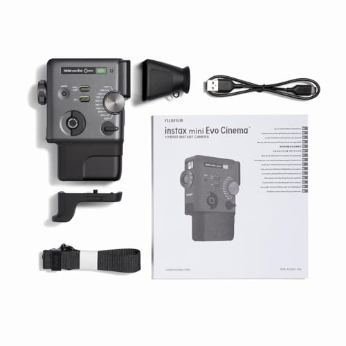 富士フイルム(FUJIFILM) チェキ Evo ハイブリッドインスタントカメラ(インスタントカメラ/スマホプリンター/デジタルカメラ) instax mini Evo Cinema INS MINI EVO CINEMA “チェキ” instax mini Evo Cinemaの外観・全体像 画像