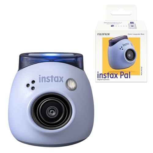 富士フイルム(FUJIFILM) 手のひらサイズカメラ チェキ INSTAX Pal ラベンダーブルー 広角レンズ マルチフォーマット INS PAL BLUEの外観・全体像 画像