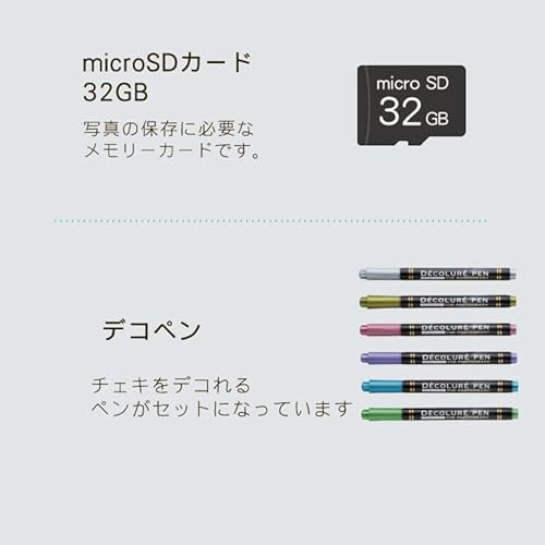 富士フイルム チェキ Evo ハイブリッドインスタントカメラ instax mini Evo (４点, ブラック)の特徴・詳細 画像
